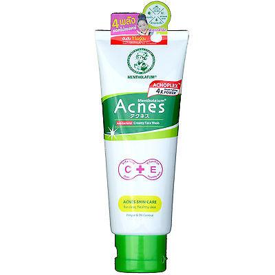 Mentholatum Acnes Antibacterial Creamy Face Wash Cleanser Foam 100 grams - Asian Beauty Supply