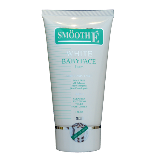 Smooth E White Babyface Non-Ionic Facial Foam 4oz - Asian Beauty Supply