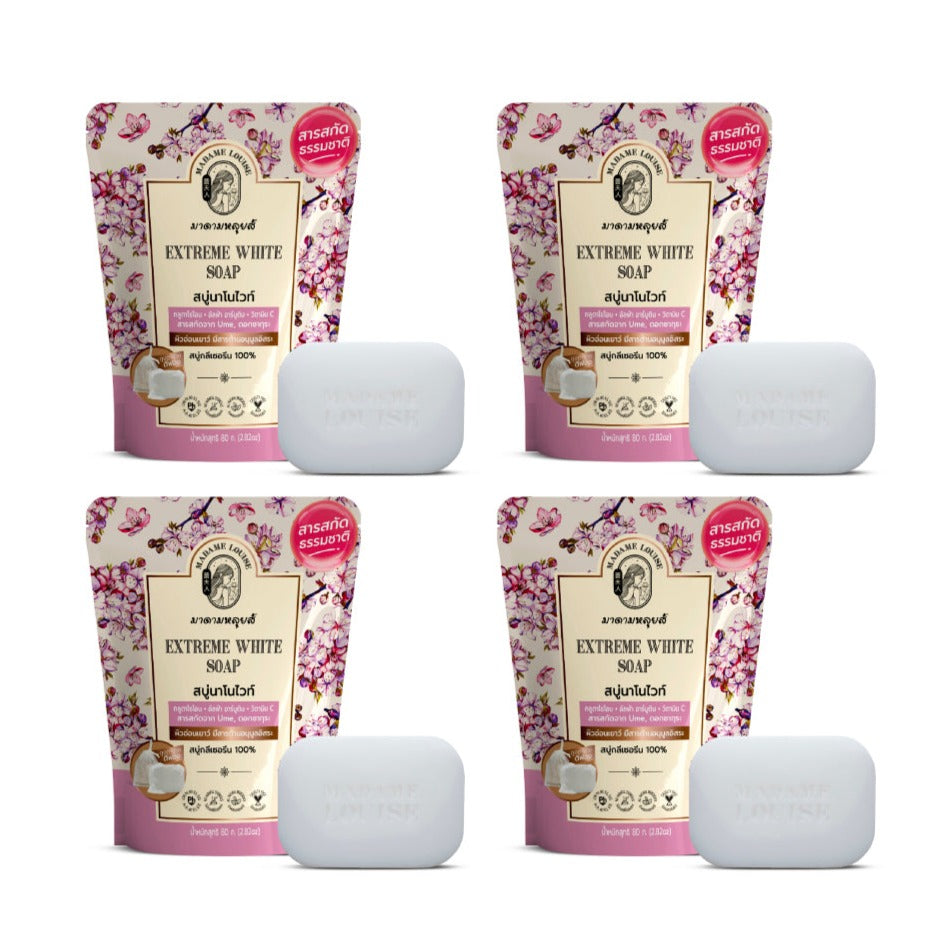 Madame Louise Extreme White Soap Pack of 4