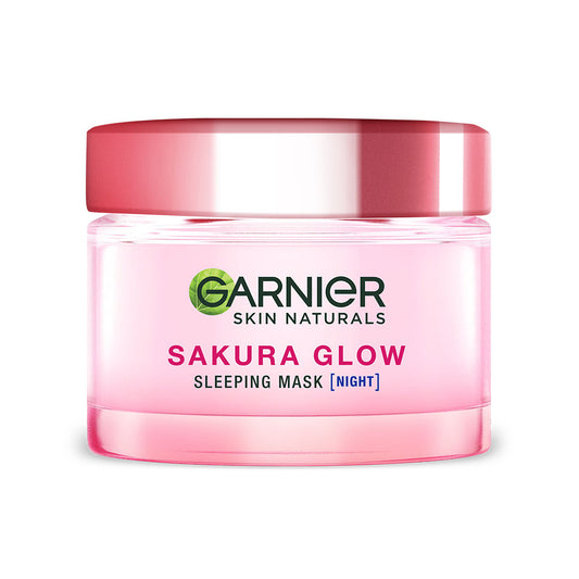 Garnier Sakura White Pinkish Glow Sleeping Mask Night Cream 50ml