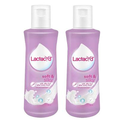 Lactacyd Soft and Silky Feminine Wash 150ml Pack of 2