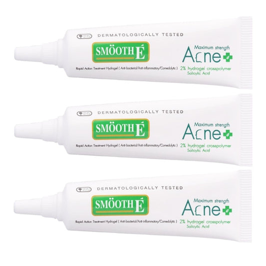 Smooth E Maximum Strength Acne Gel 7g Pack of 3