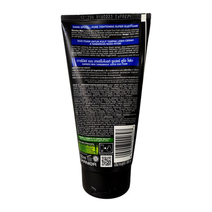 Garnier Men TurboBright Icy Minerals and Charcoal Face Wash Pack of 2