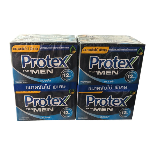 Protex for Men Antibacterial Bar Soap SPORT 90g Pack of 8