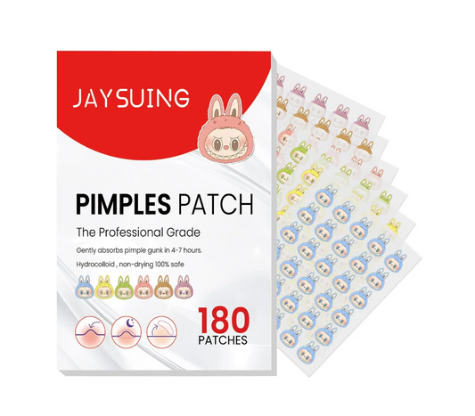 Jaysuing Hydrocolloid Waterproof Labubu Acne Pimple Patches 180 Count