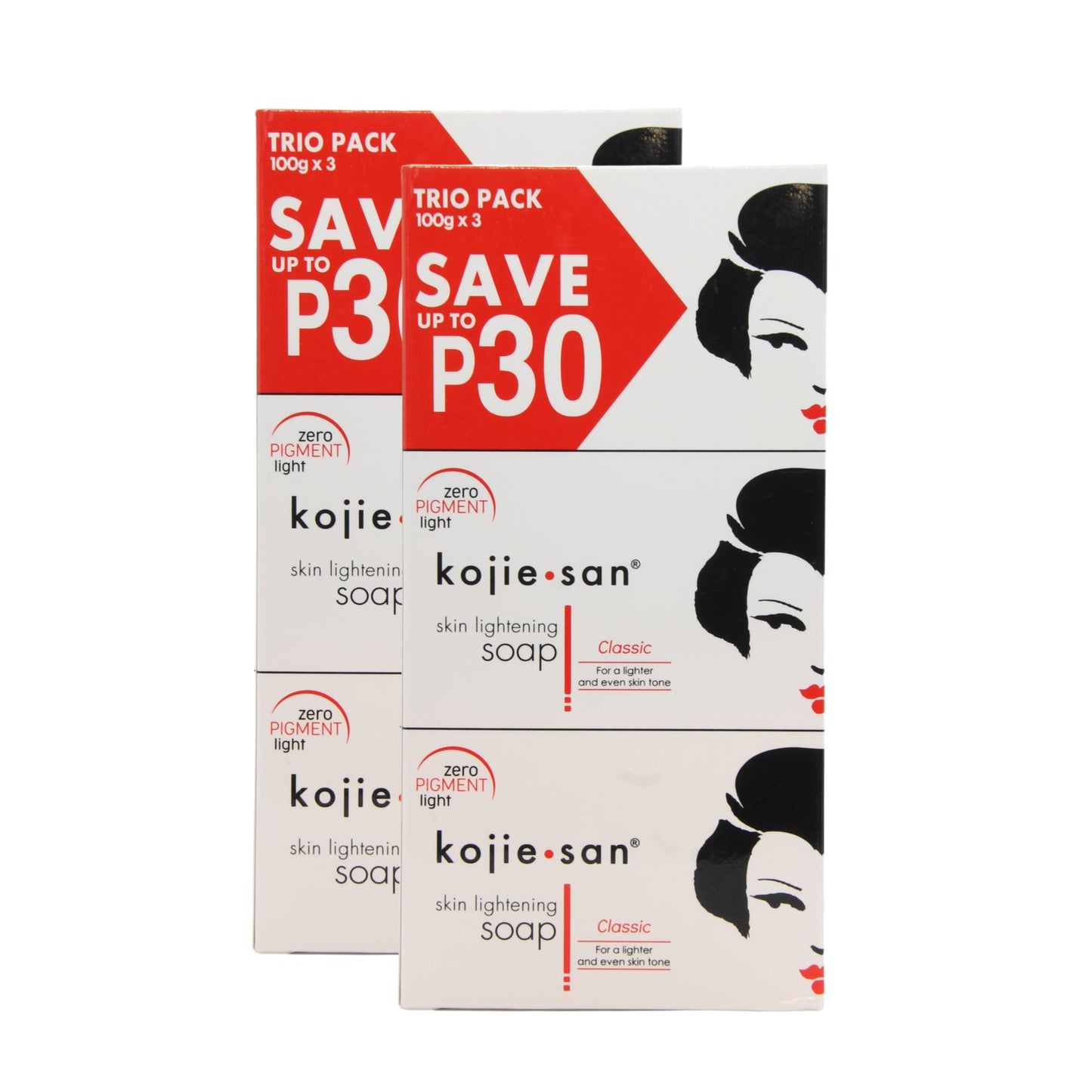 Kojie San Skin Lightening Soap Classic 100g Pack of 6