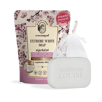 Madame Louise Extreme White Soap Pack of 4