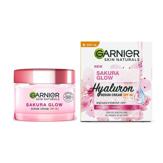 Garnier Sakura Glow Hyaluron Serum Cream SPF 30 Sensitive 50ml