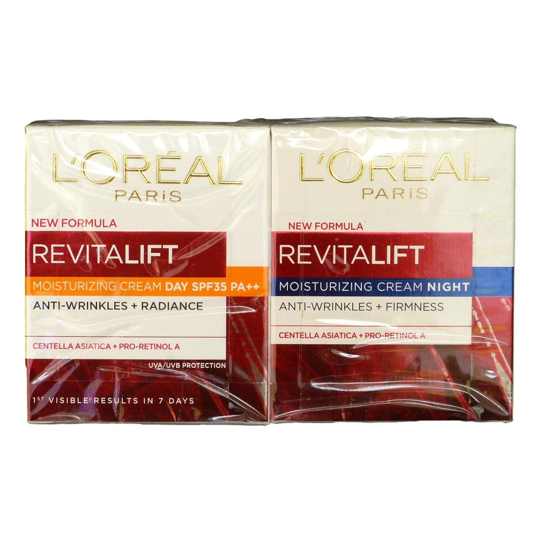 L'Oreal Paris Revitalift Day and Night Cream Set - Asian Beauty Supply
