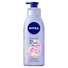 Load image into Gallery viewer, Nivea Oil in Lotion Rose and Argan Oil Body Lotion 400ml - Asian Beauty Supply