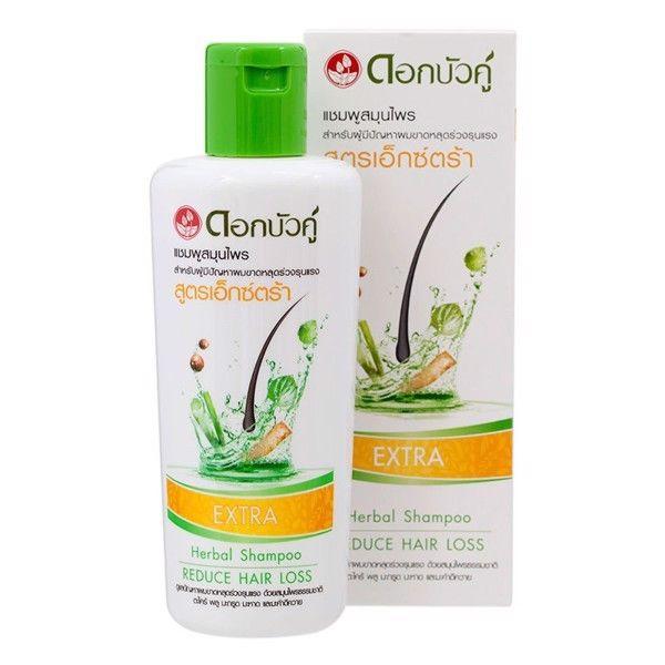 Twin Lotus Dok Bua Ku Extra Herbal Shampoo to Reduce Hair Loss 300ml - Asian Beauty Supply