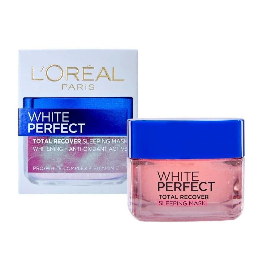 L'Oreal Paris White Perfect Total Recover Sleeping Mask Skin Whitening 50ml - Asian Beauty Supply