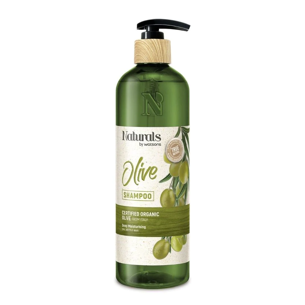 Naturals by Watsons Shampoo Olive 490ml - Asian Beauty Supply