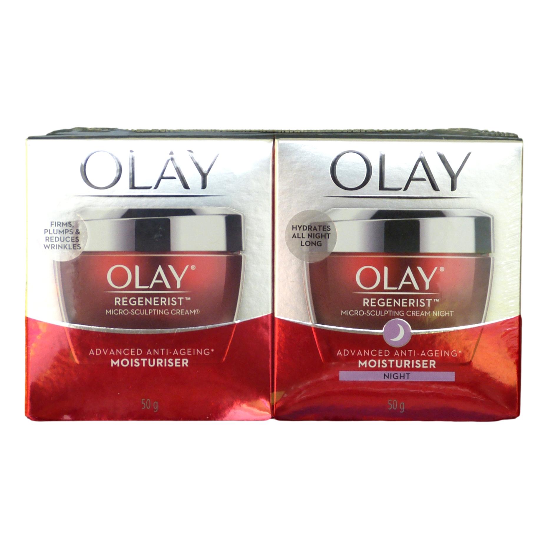 Olay Regenerist Micro-Sculpting Day and Night Cream Set - Asian Beauty Supply