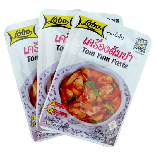 Lobo Brand Tom Yum Paste 30 grams Pack of 3 - Asian Beauty Supply