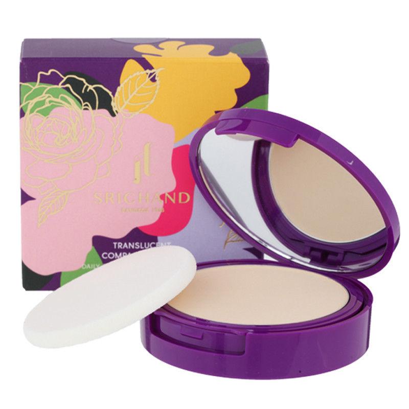 Srichand Translucent Compact Powder Daily Touch Up Natural Look 9 grams - Asian Beauty Supply