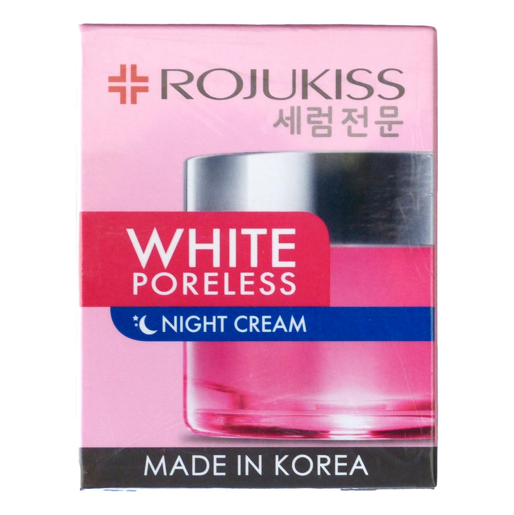 Rojukiss White Poreless Night Cream 45 grams - Asian Beauty Supply