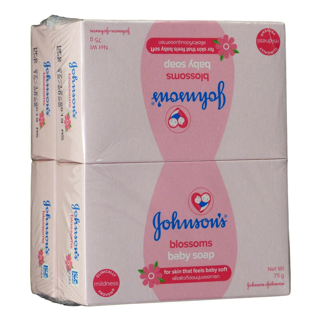 Johnson's Baby Blossoms Soap 75 grams Pack of 4 - Asian Beauty Supply