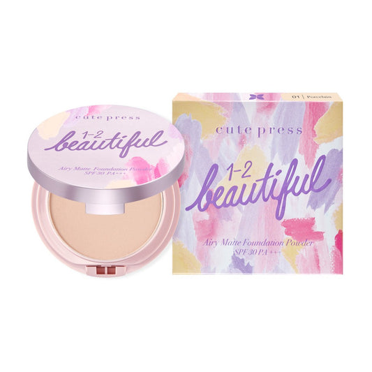 Cute Press 1-2 Beautiful Airy Matte Foundation Powder - Asian Beauty Supply