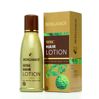 Bergamot Gold Extra Hair Lotion Prevents Hair Loss Vitamin F Kaffir Lime 100ml - Asian Beauty Supply