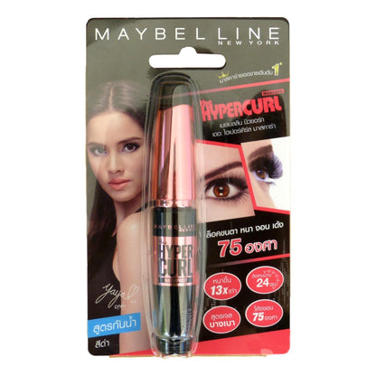 Maybelline New York Hypercurl Waterproof Mascara Black - Asian Beauty Supply
