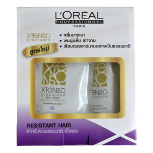L'Oreal Xtenso Oleoshape Hair Straightener 125ml Set - Asian Beauty Supply