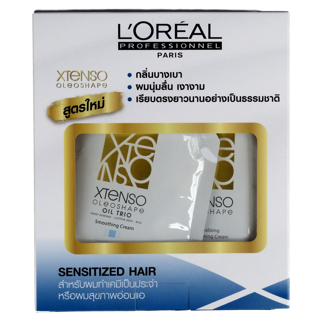 L'Oreal Xtenso Oleoshape Hair Straightener 125ml Set - Asian Beauty Supply