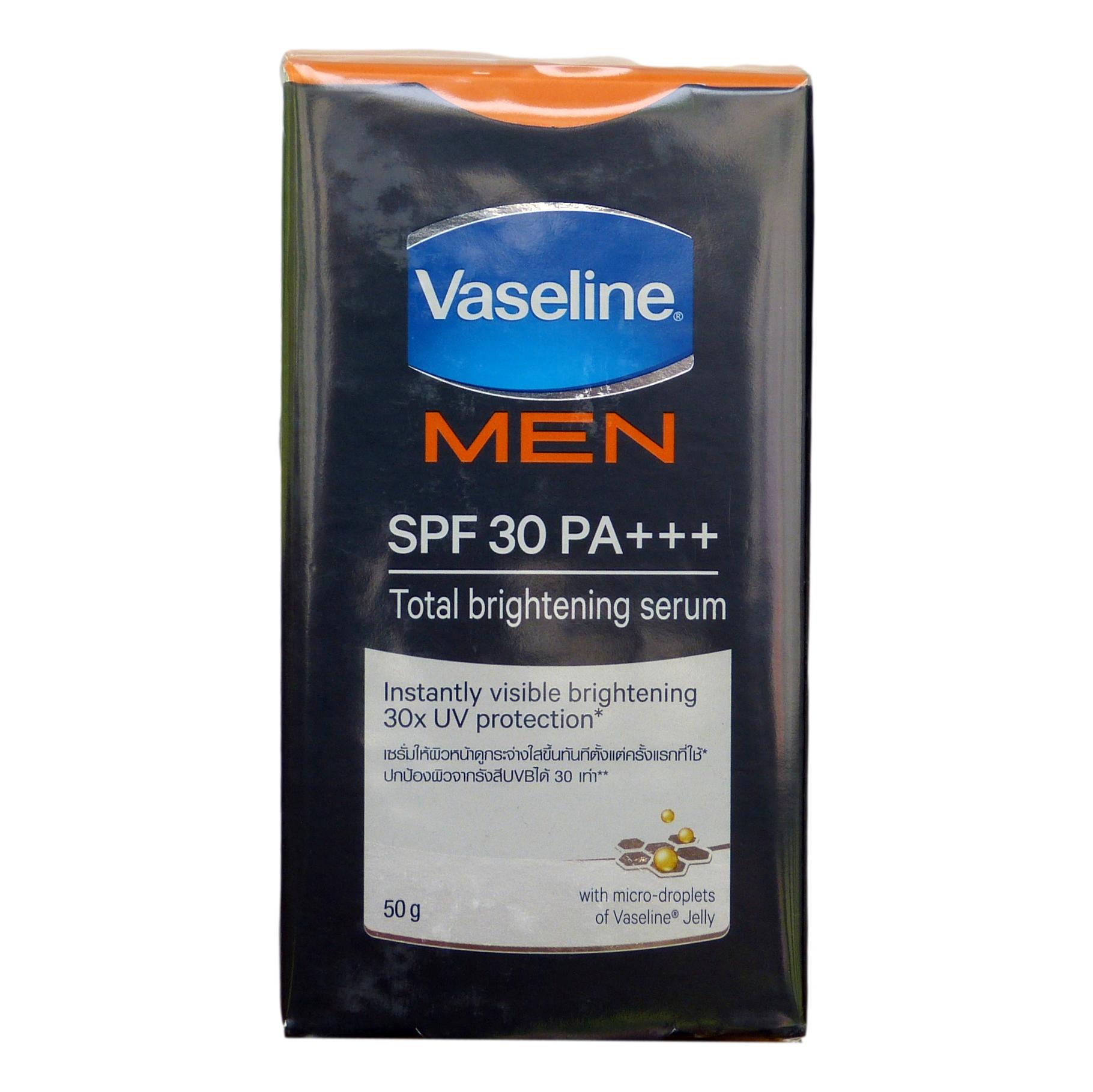 Vaseline Men Total Brightening Serum SPF 30 50 grams - Asian Beauty Supply