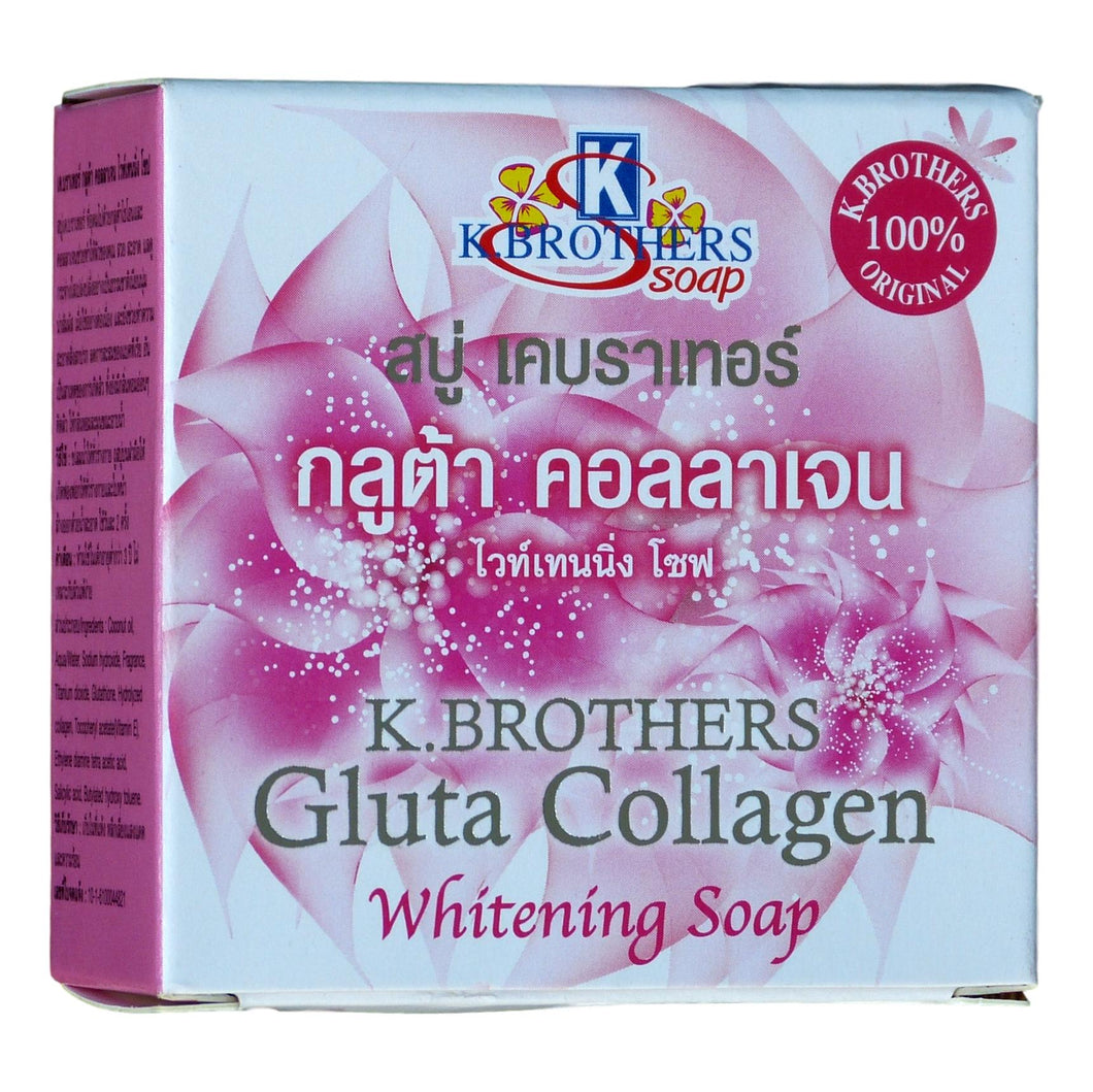 K. Brothers Gluta Collagen Whitening Soap 100g - Asian Beauty Supply