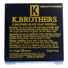 Load image into Gallery viewer, K.Brothers Original Black Soap 50g (Pack of 6) - Asian Beauty Supply