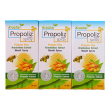 Load image into Gallery viewer, Propoliz Propolis Mouth Spray 15ml (Pack of 3) - Asian Beauty Supply