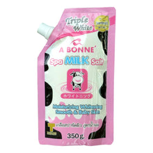 Load image into Gallery viewer, A Bonne Spa Milk Salt Moisturizes Whitens and Softens Skin 350g - Asian Beauty Supply