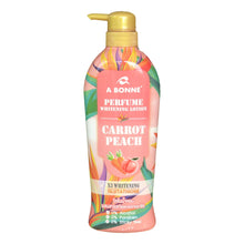 Load image into Gallery viewer, A Bonne Carrot Peach Perfume Glutathione Whitening Lotion - Asian Beauty Supply