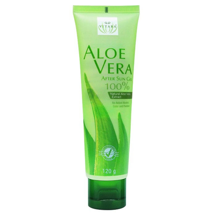 Vitara Aloe Vera After Sun Gel for Facial Sunburn 120 grams - Asian Beauty Supply