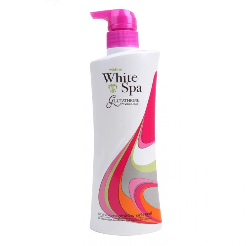 Mistine White Spa Glutathione UV Skin Whitening Body Lotion 400ml - Asian Beauty Supply