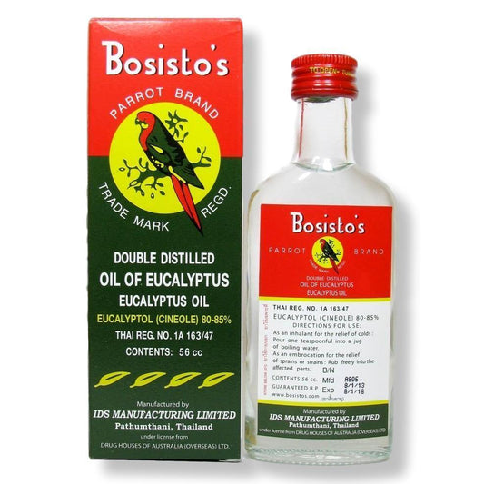 Bosisto's Parrot Brand 100% Eucalyptus Oil 56ml - Asian Beauty Supply