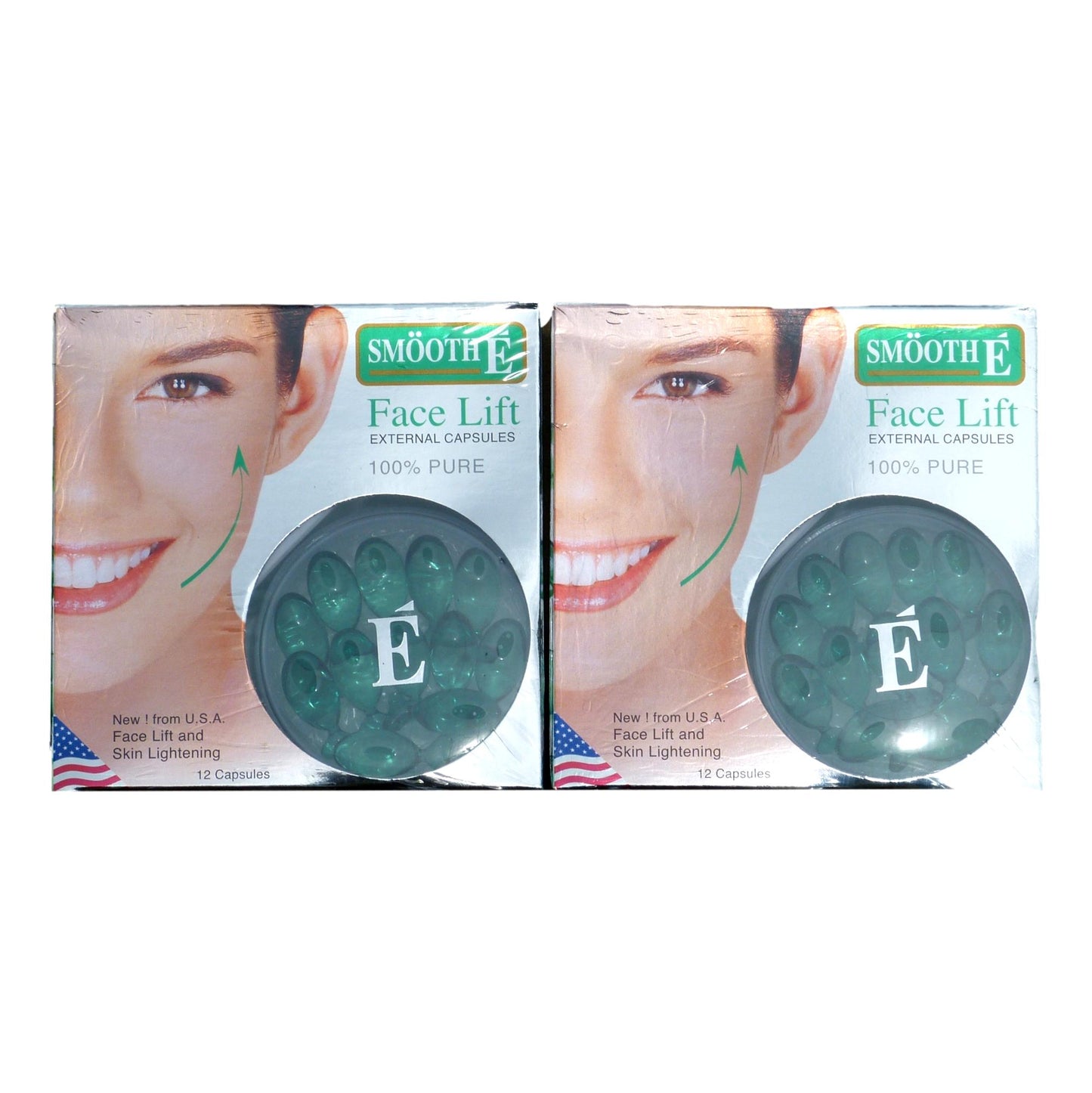 Smooth E Face Lift External Capsules Pack of 2 - Asian Beauty Supply