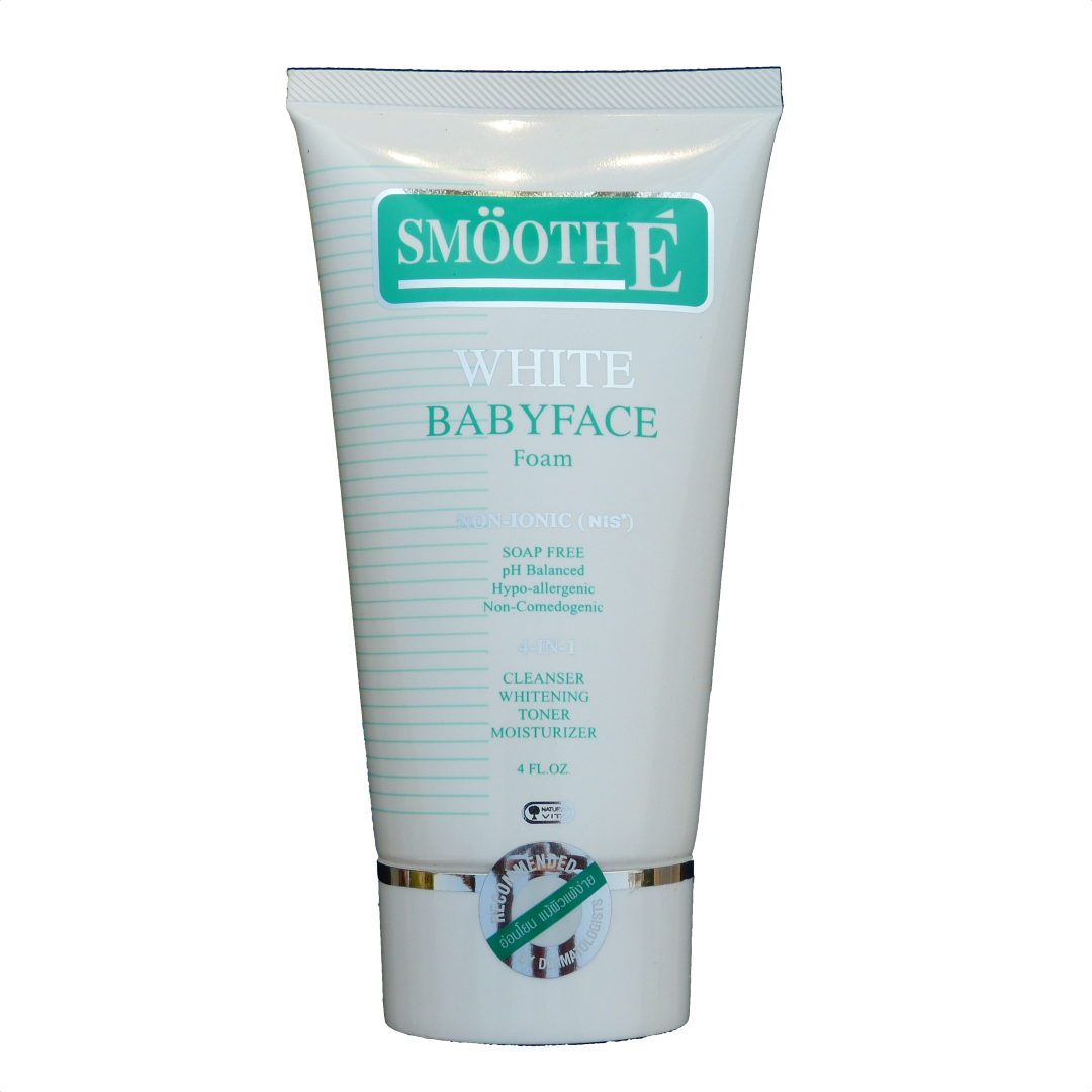 Smooth E White Babyface Non-Ionic Facial Foam 4oz - Asian Beauty Supply