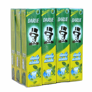 Darlie Double Action Toothpaste Two Mint Powers 35 gram Tubes Pack of 12 - Asian Beauty Supply
