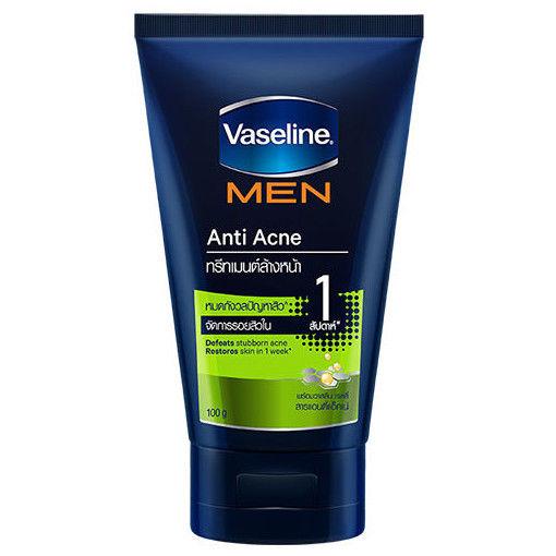 Vaseline Men Anti Acne Face Wash Facial Cleanser Foam 100 grams - Asian Beauty Supply