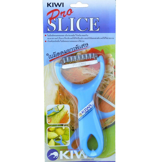 Kiwi Pro Slice Thai Papaya Salad Knife with zigzag blade fruit vegetable peeler - Asian Beauty Supply