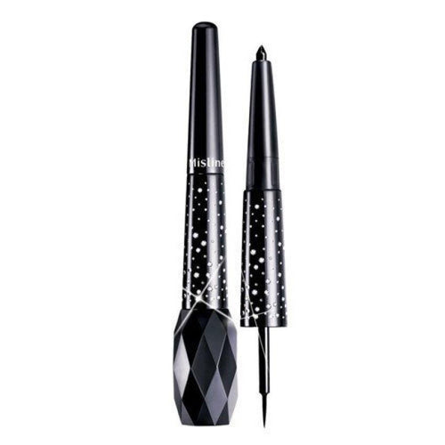Mistine Cat Eyes Stardust 2 in 1 Eyeliner and Pencil Black - Asian Beauty Supply