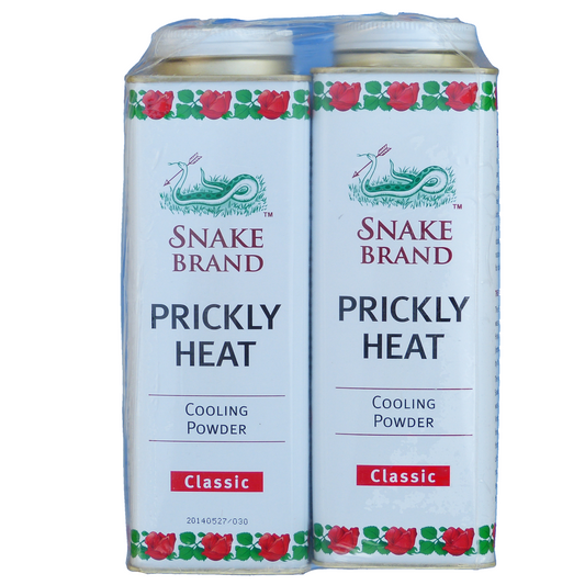Snake Brand Prickly Heat Cooling Body Powder CLASSIC 280 grams PACK OF 2 - Asian Beauty Supply