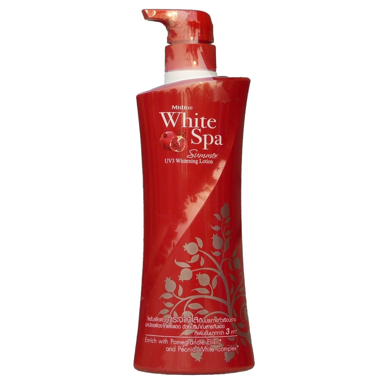 Mistine White Spa Summer UV Whitening Body Lotion Pomegranate 400ml - Asian Beauty Supply