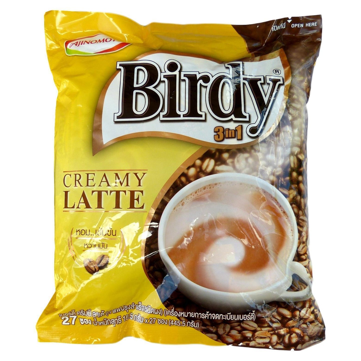 Birdy Creamy Latte 3 in 1 Instant Coffee 27 Sachets - Asian Beauty Supply